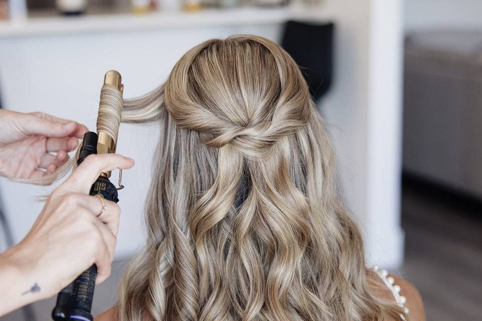 Classic Half-Updo
