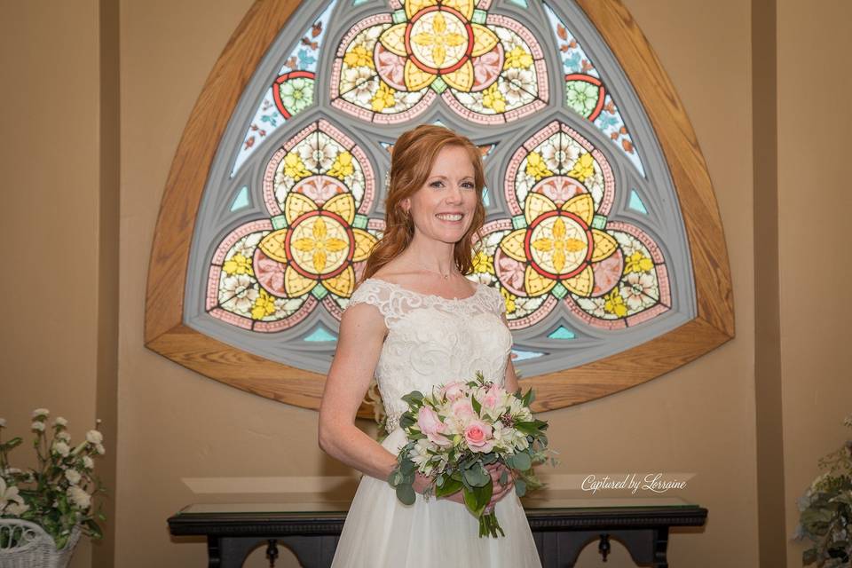 Stained Glass Window in Chapel