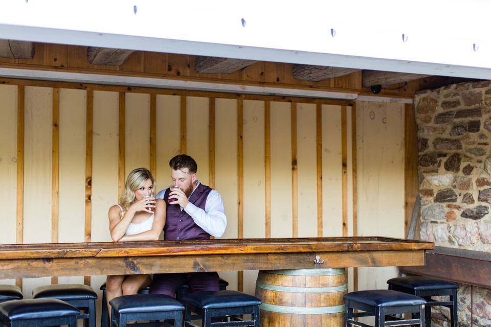 Brewery engagement session