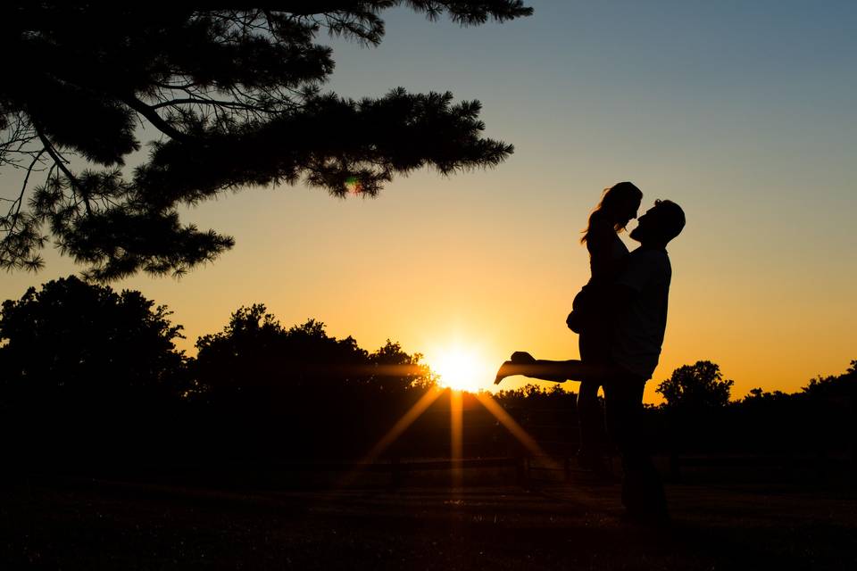 Sunset silhouette