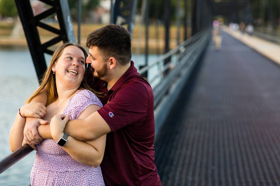 Playful engagement session