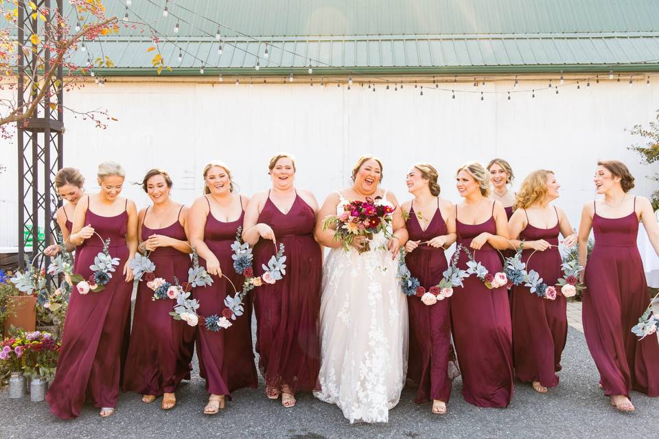 Bridesmaids photos