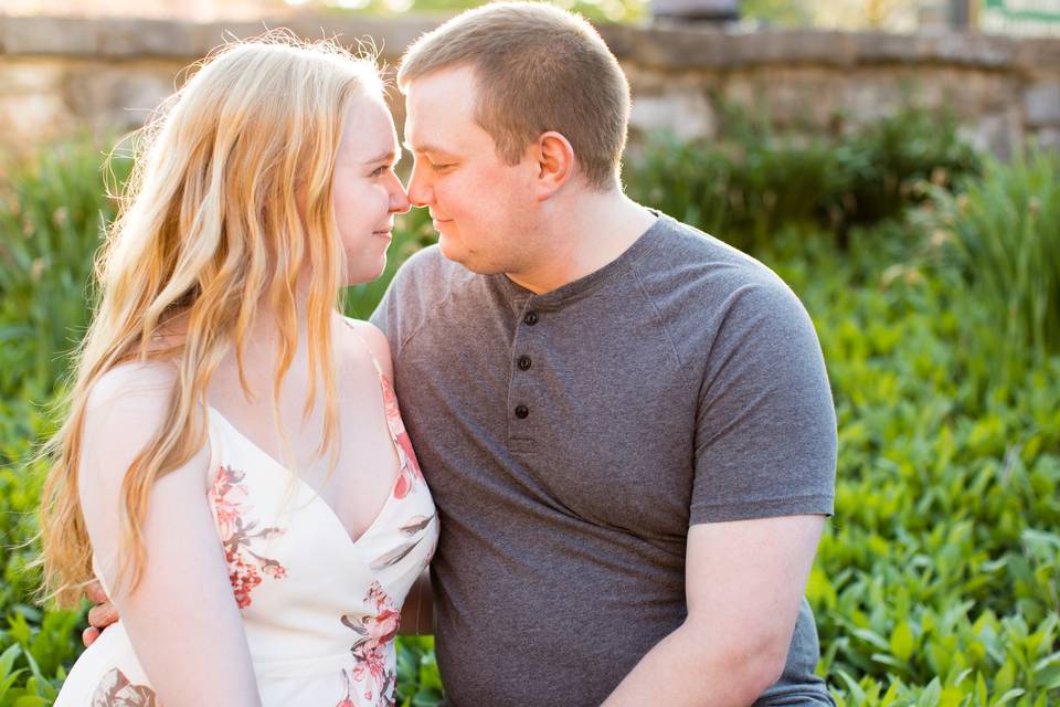 Spring engagement session