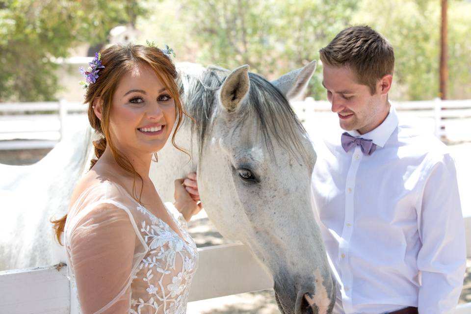 Bride & Groom portraiture.
