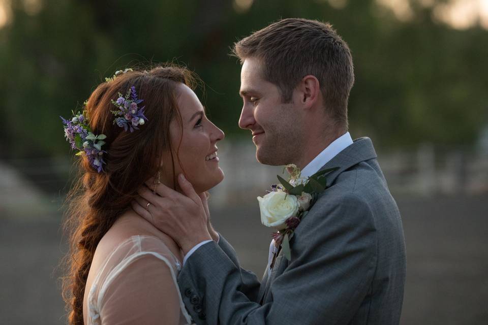 Bride & Groom portraiture.