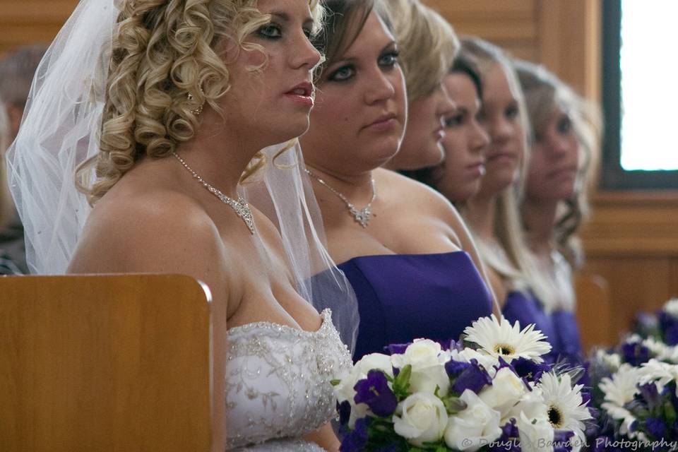 The Bride and Maids of Honor