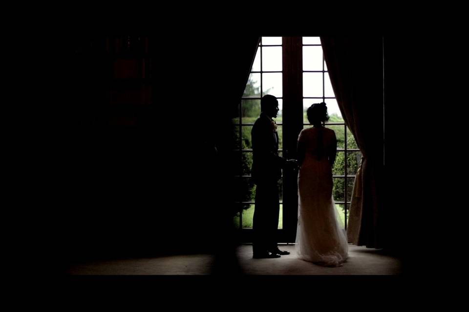 Window silhouettes (Faduma and Jeffrey's wedding)