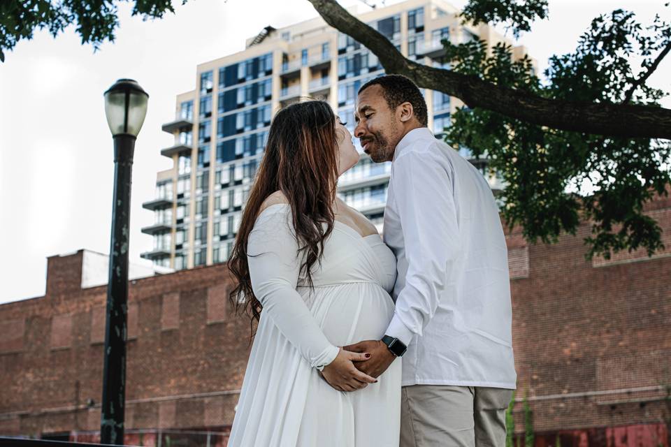 Meg + Adji Maternity Portraits