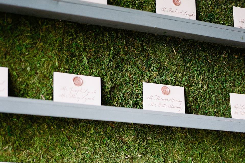 Escort cards