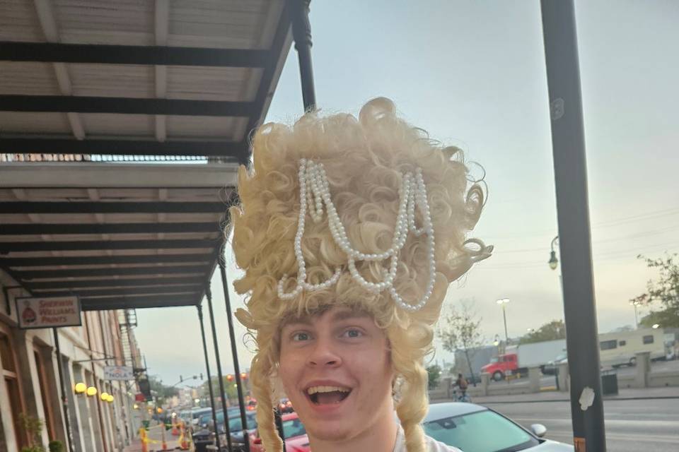 Adam as Marie Antoinette