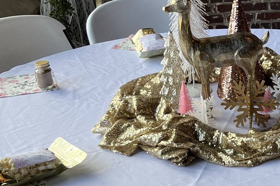 Winter wonderland centerpiece