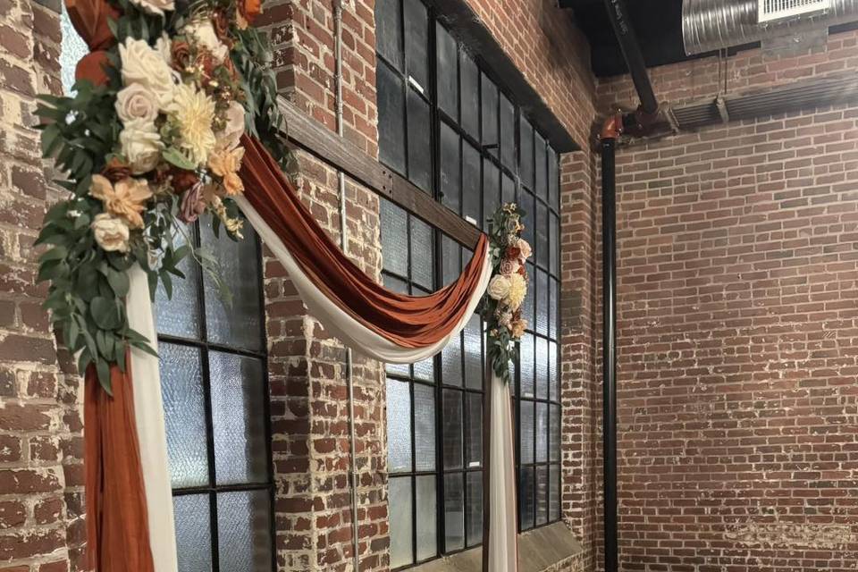Intimate ceremony moments