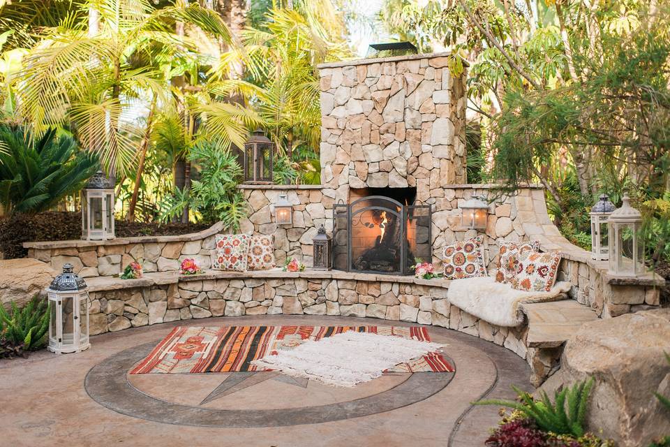 Arbor Terrace Fireplace