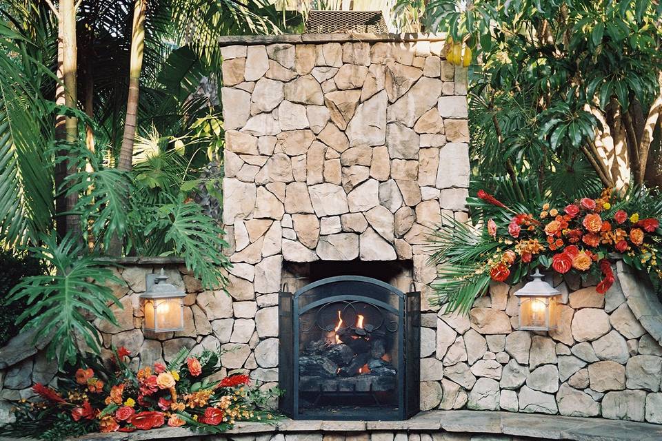 Arbor Terrace Fireplace