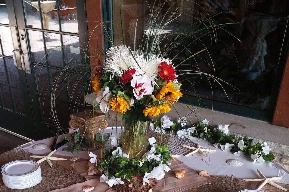 Woodlawn Beach Table Set Up