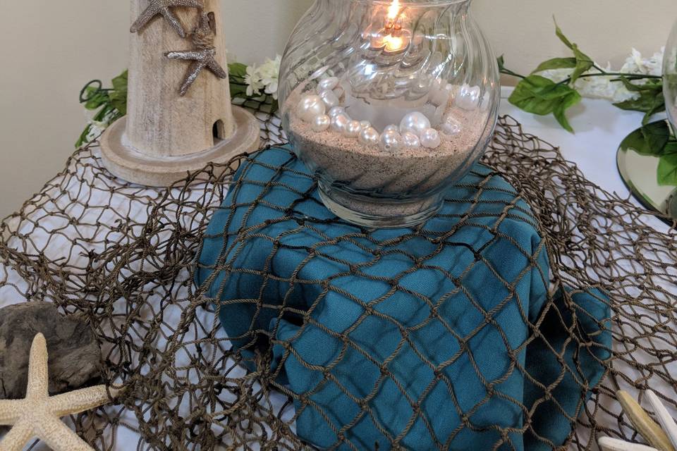 Woodlawn Beach Table decor