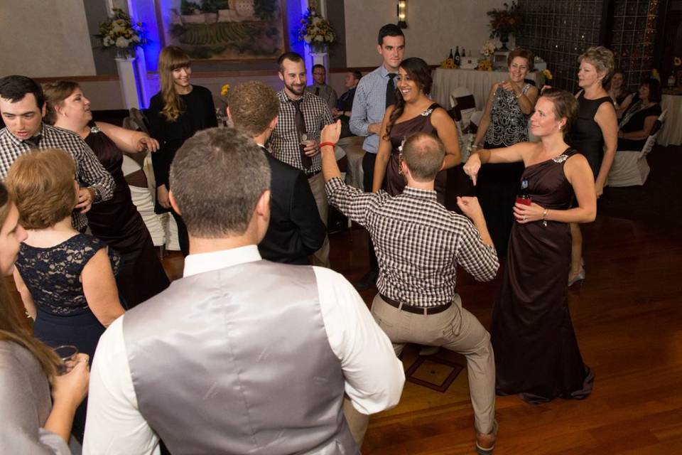 Guests on the dance floor