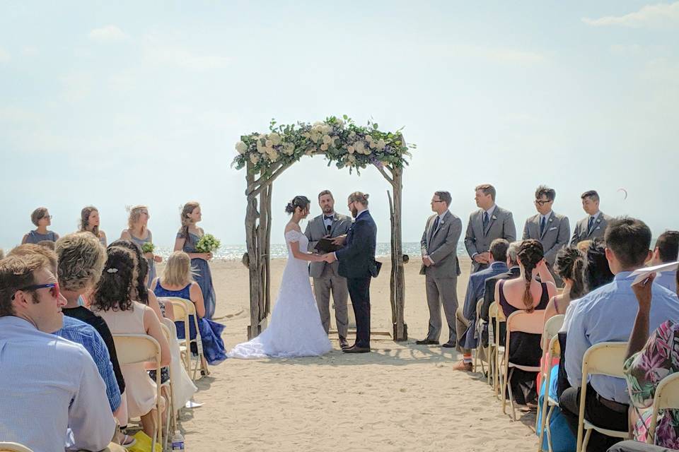 Wedding at Woodlawn Beach