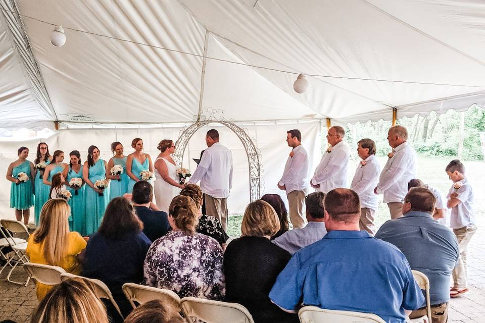 Ceremony at Woodlawn Beach