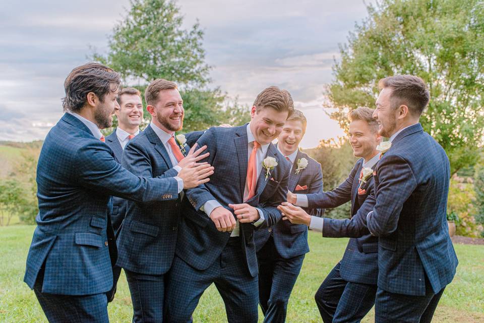 Groom + Groomsmen