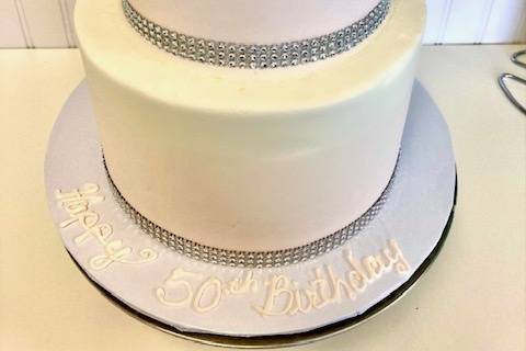 Simple, Elegant Wedding Cake
