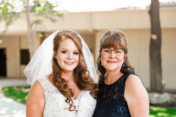 Bride and Mom