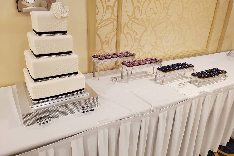 4-tier square with bling