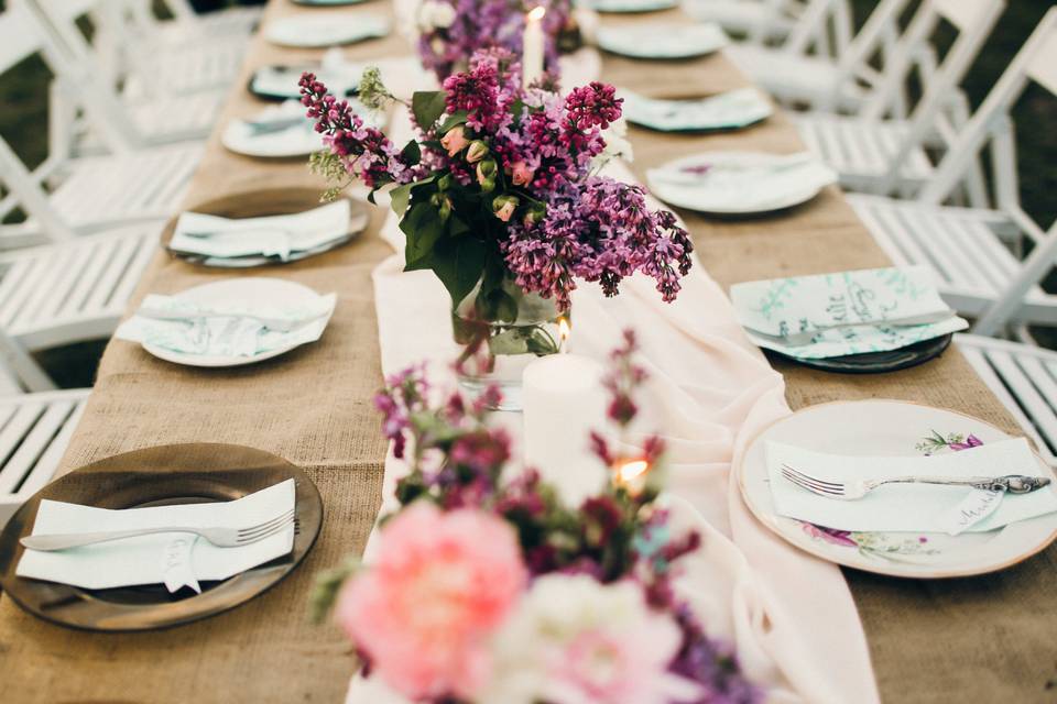Tablescapes and flowers