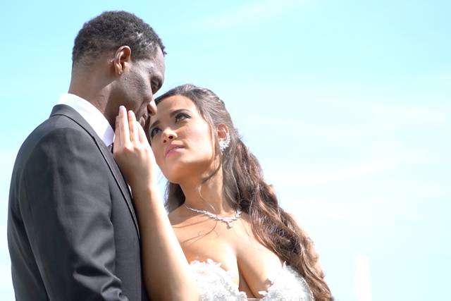 Portrait of the newlyweds