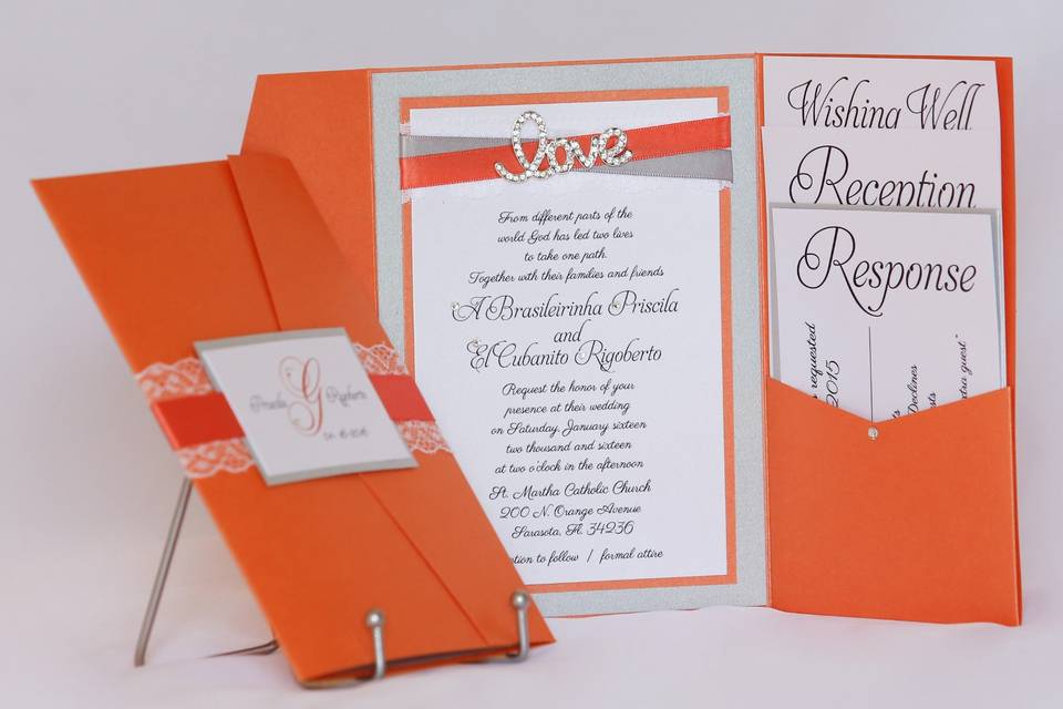 Wedding Pockets Invitations