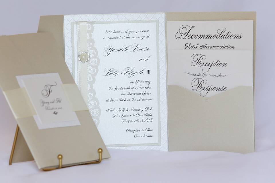 Wedding Pockets Invitations