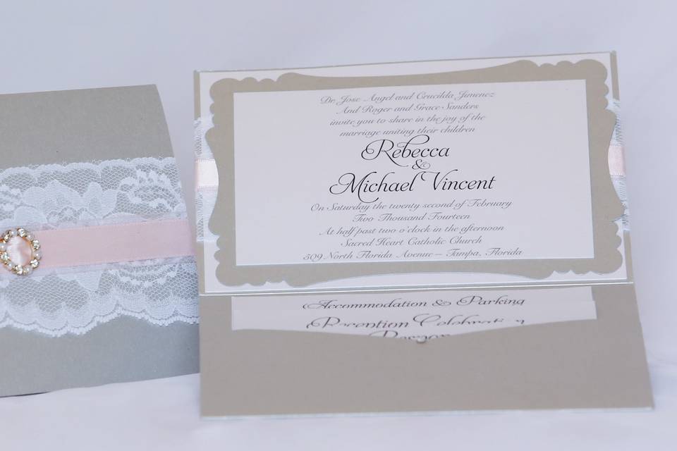 Wedding Pockets Invitations