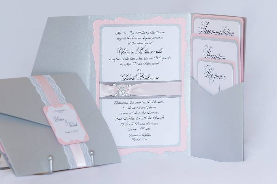 Wedding Pockets Invitations