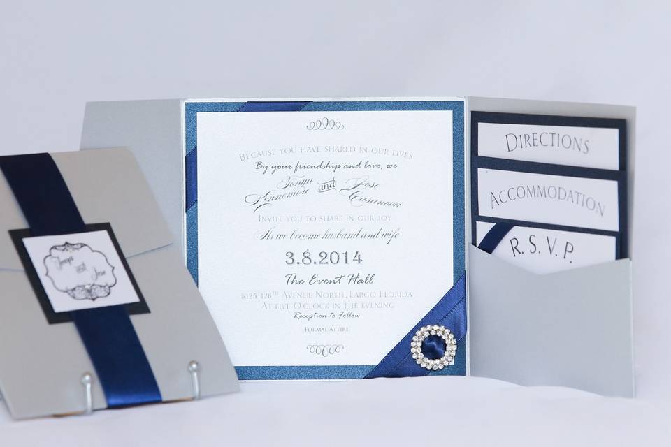 Wedding Pockets Invitations