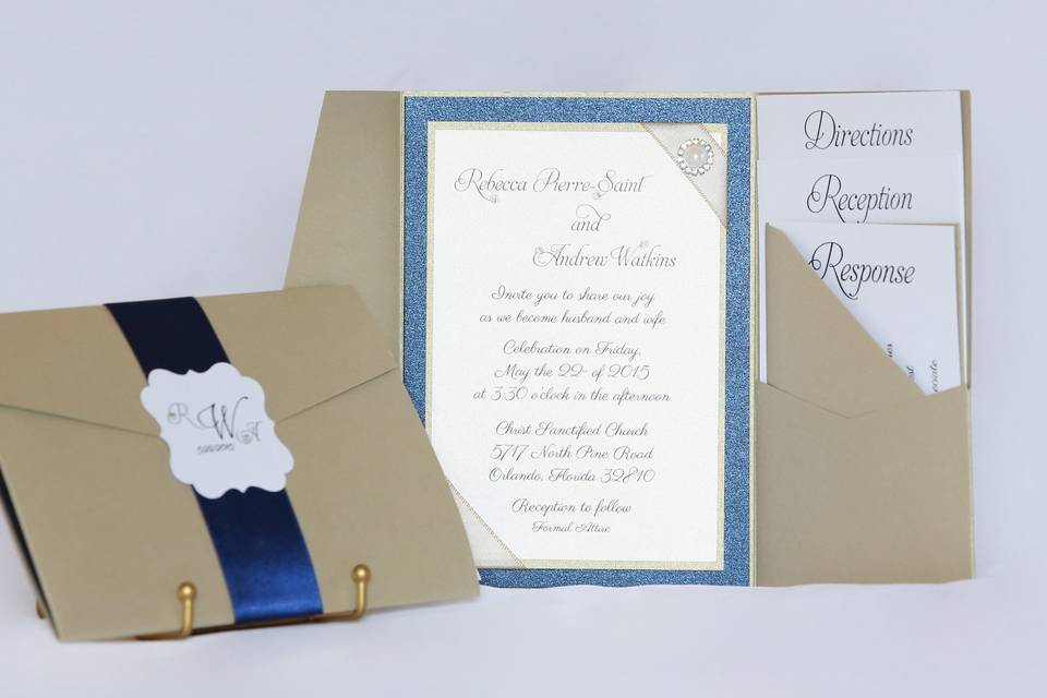 Wedding Pockets Invitations