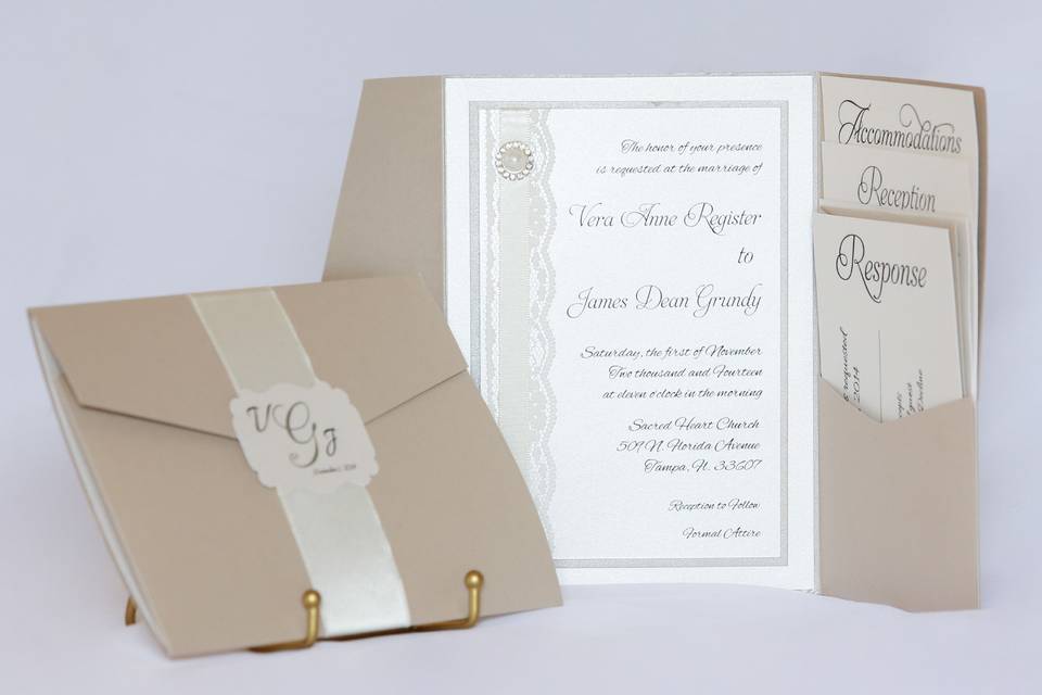 Wedding Pockets Invitations