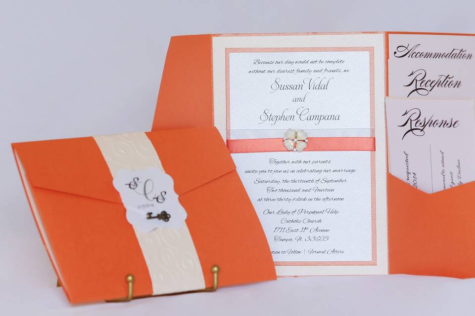 Wedding Pockets Invitations