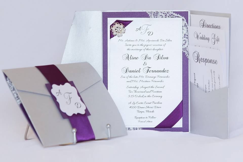 Wedding Pockets Invitations