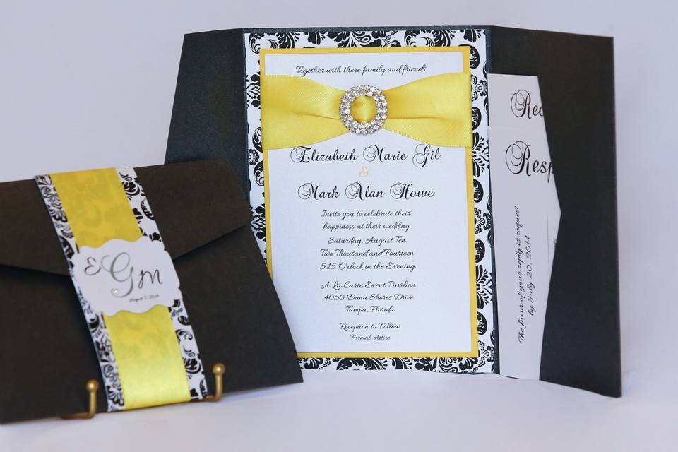 Wedding Pockets Invitations