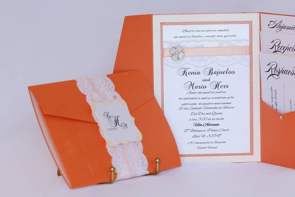 Wedding Pockets Invitations