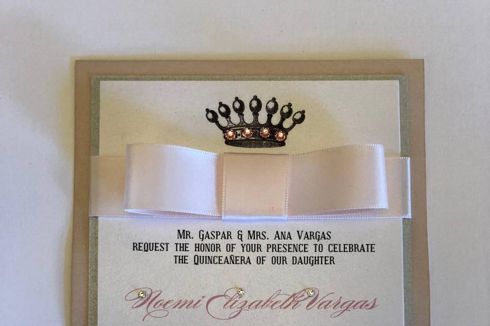 Sweet 15 years invitation