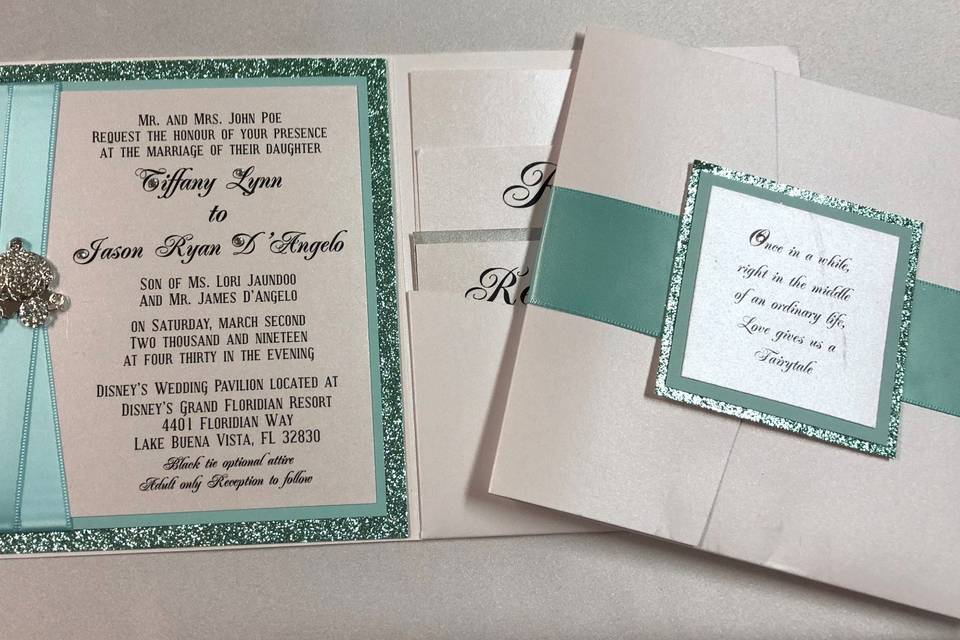 Wedding pockets invitation