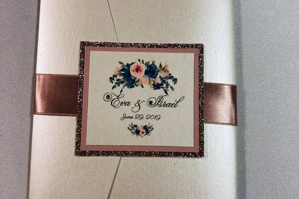 Wedding pockets invitation