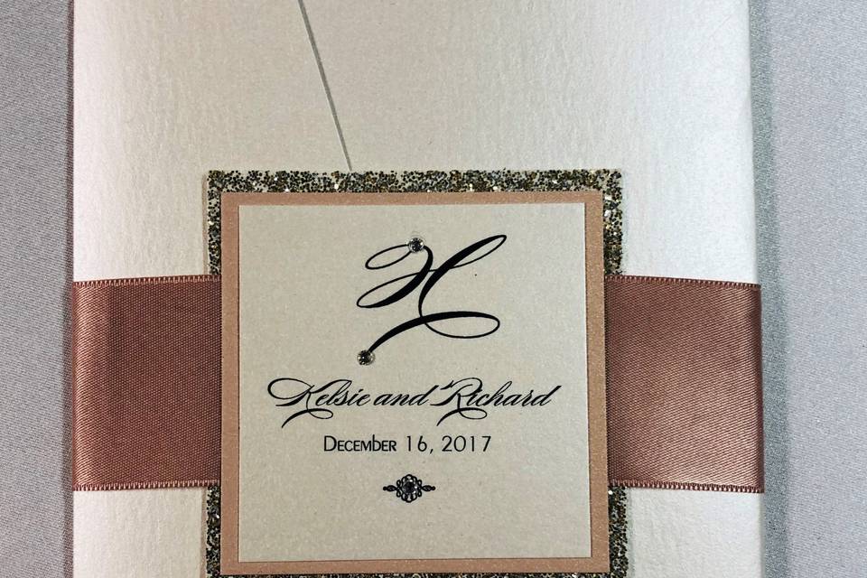 Wedding pockets invitation