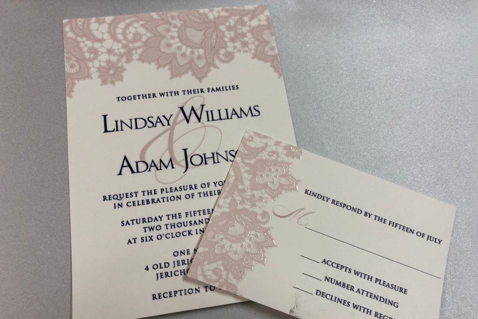 Wedding invitation