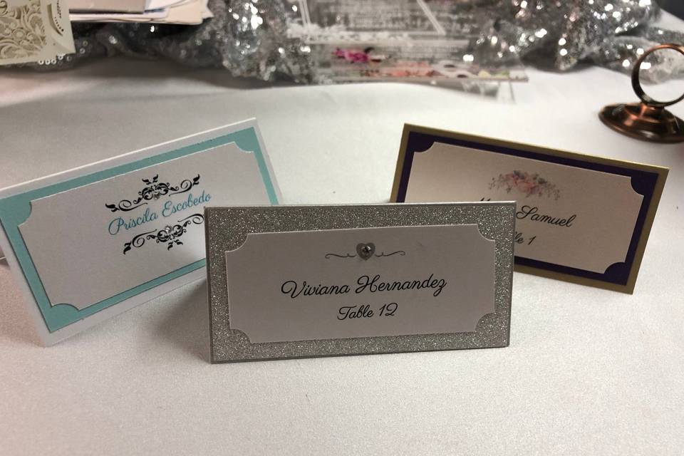 Place cards