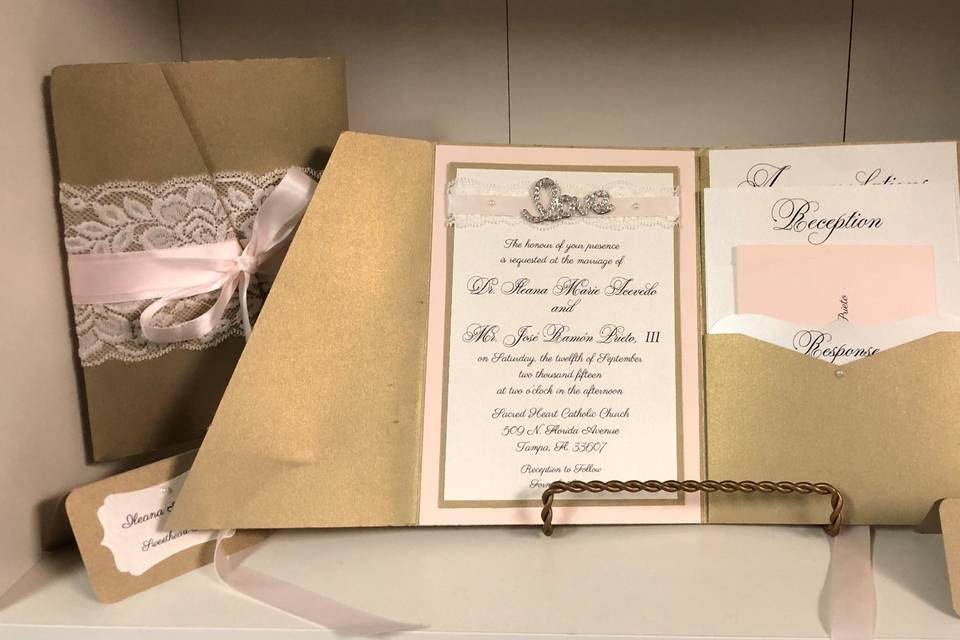 Wedding Pockets Invitations