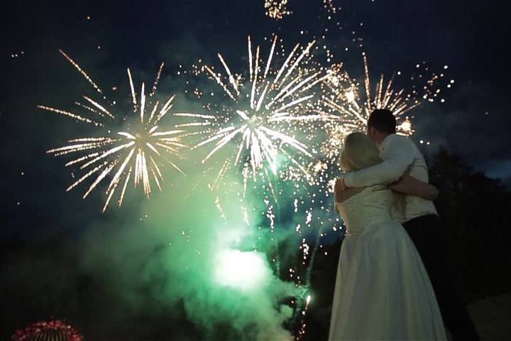 Wedding Fireworks Display