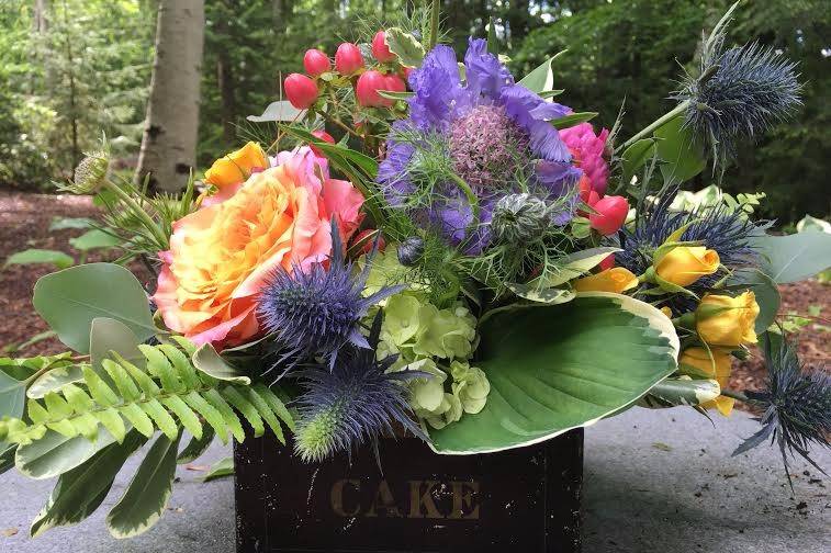 Cake...and flowers