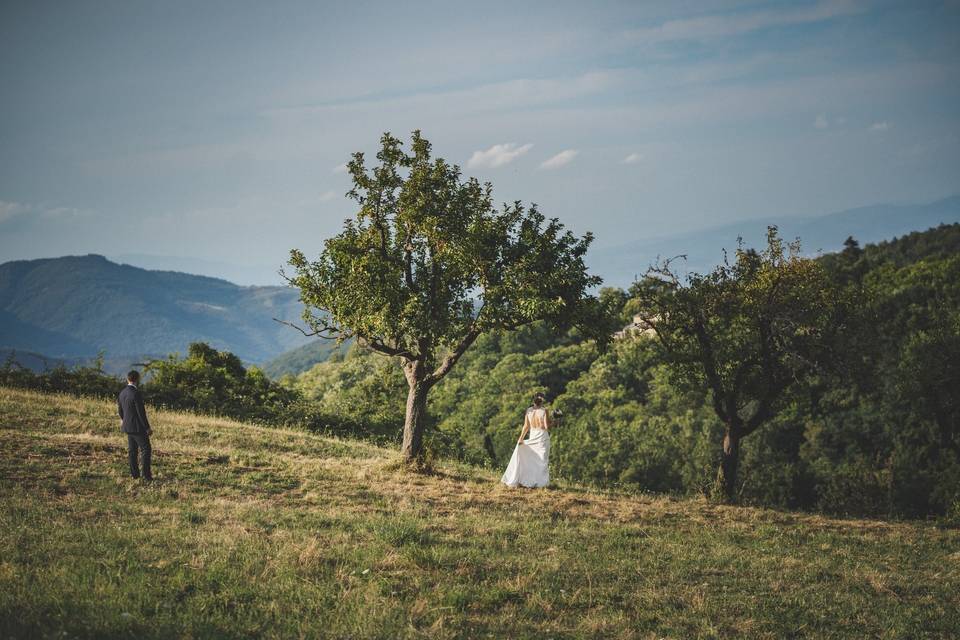 Couple portrait in Tuscany